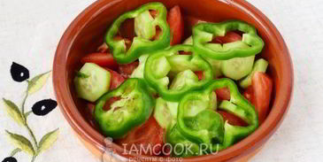 греческий салат с сыром фета