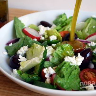 Салат Греческий с редиской