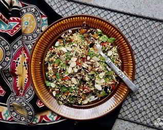 Салат из пророщенной гречки