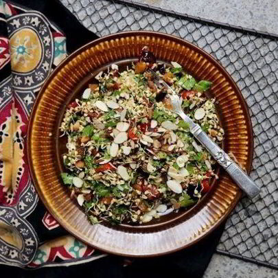 Салат из пророщенной гречки