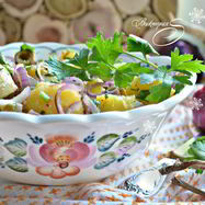 Рецепт Картофельного салата с пикантной заправкой