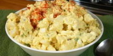 картофельный салат на гарнир