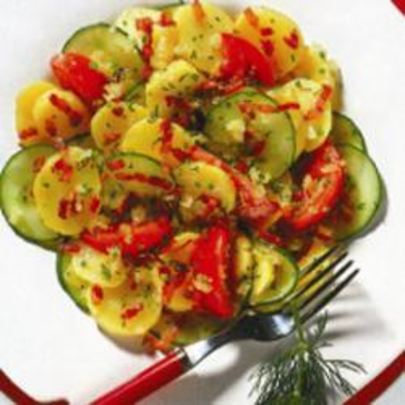 Картофельный салат с беконом