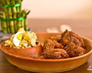 Картофельный салат с курочкой