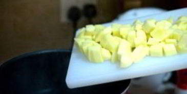 картофельный салат с курочкой