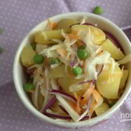 Рецепт Картофельного салата с квашеной капустой