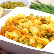 Рецепт Салата из картофеля с морковью по-корейски