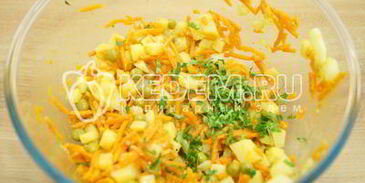 салат из картофеля с морковью по-корейски