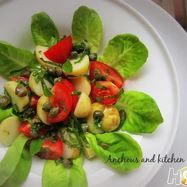 Рецепт Салата из молодого картофеля с каперсами и мятой