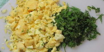 салат картофельный с сельдью