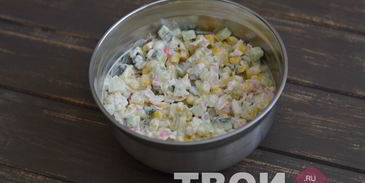 салат с картофелем и кукурузой