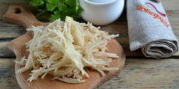 салат с картофельной стружкой