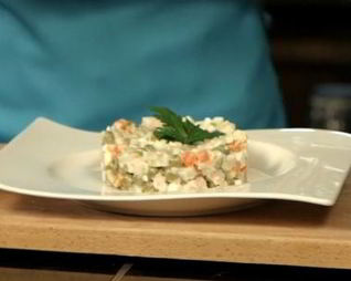 Диетический slim оливье