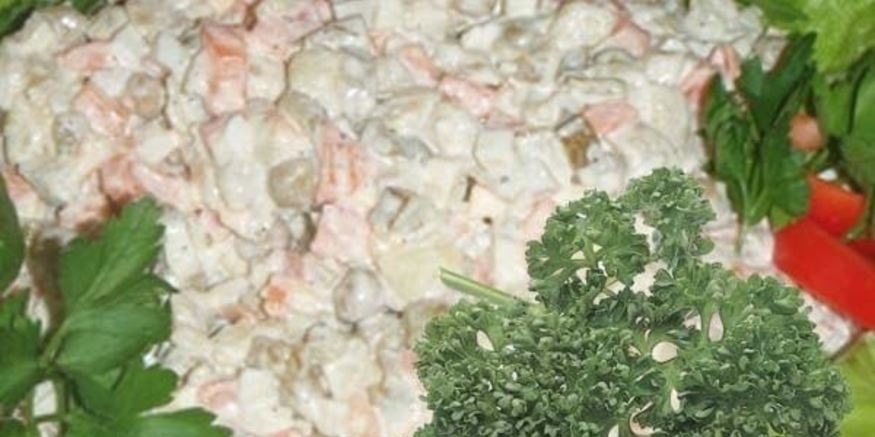 Рецепт классического салата оливье