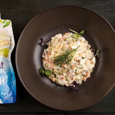 Легкий салат Оливье