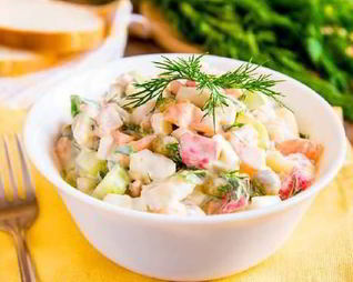 Новогодний салат оливье