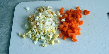 оливье с говядиной