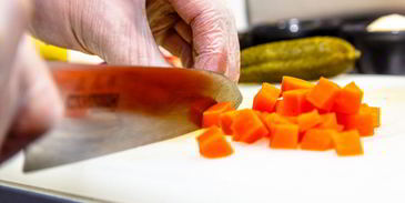 оливье с крабом