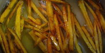 оливье с креветками и картофелем пай