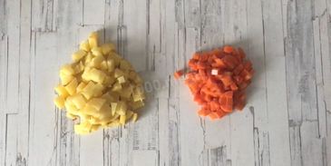 оливье с креветками