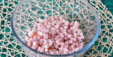 оливье с ветчиной