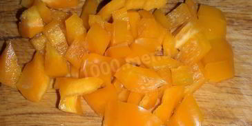 салат new оливье с ананасом и болгарским перцем