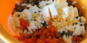 салат оливье с говядиной