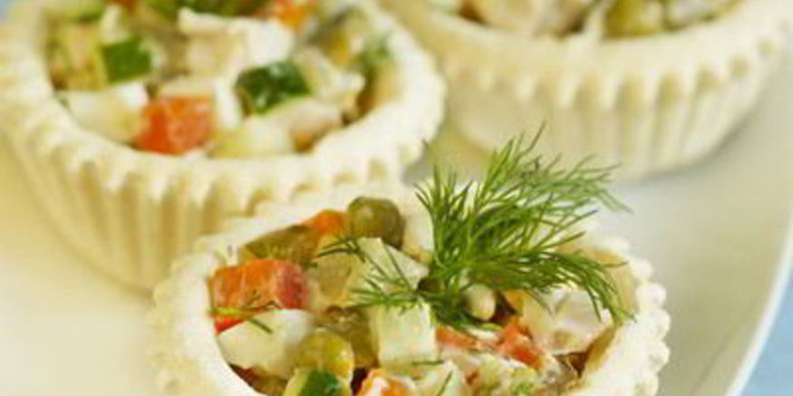 Рецепт салата оливье с индейкой