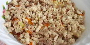 салат оливье с мясом