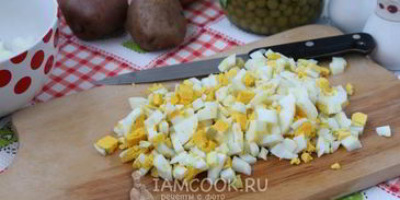 салат оливье со свининой