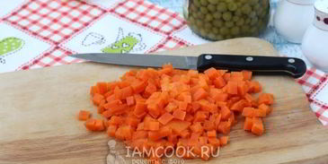 салат оливье со свининой