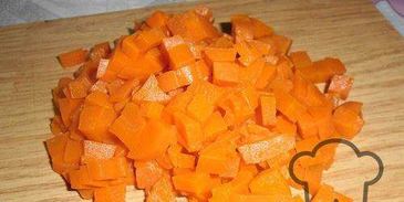 салат оливье в виде козы