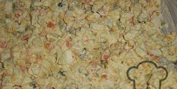 салат оливье в виде козы