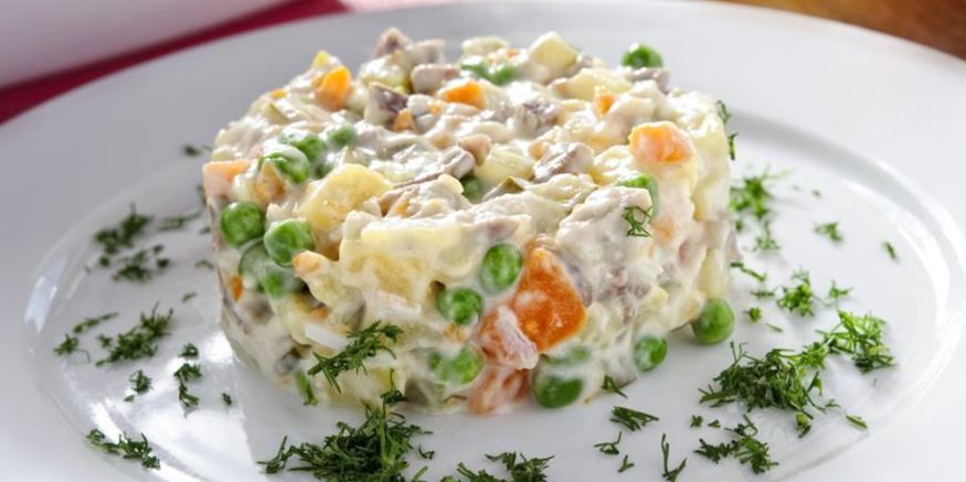 Рецепт салата оливье