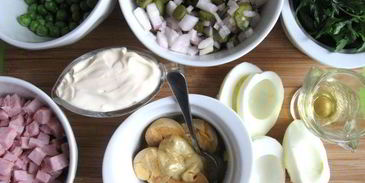 салат-рулет оливье