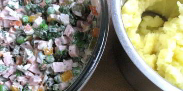 салат-рулет оливье