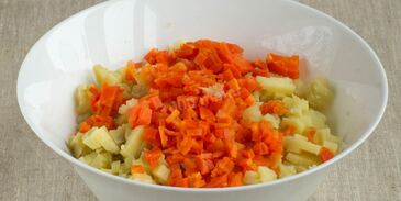 вегетарианский салат оливье