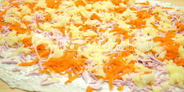 закуска оливье-рулет