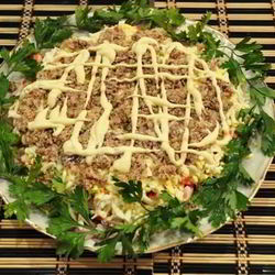 Салат с крабовыми палочками