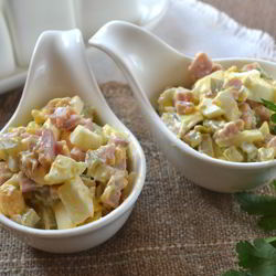 Салаты с ветчиной