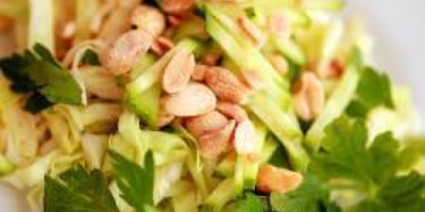 Рецепт салата из капусты с мятой