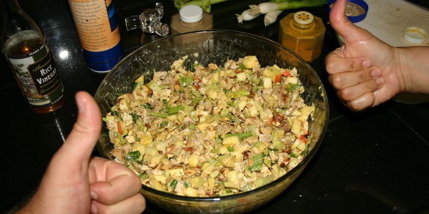 Рецепт салата из куриных грудок