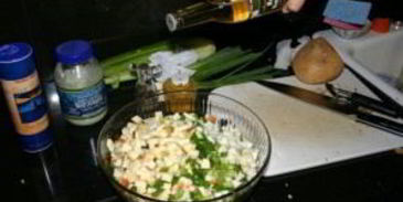 салат из куриных грудок