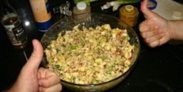 салат из куриных грудок