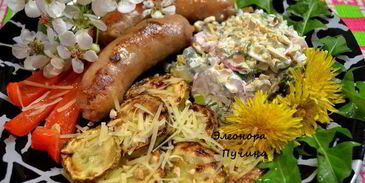 салат из одуванчиков