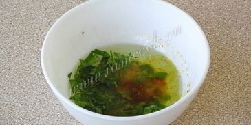 салат из печени трески с маринованным перцем