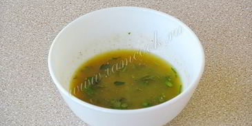 салат из печени трески с маринованным перцем