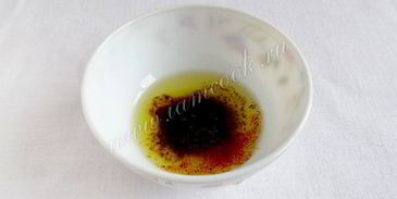 салат из рукколы и бекона