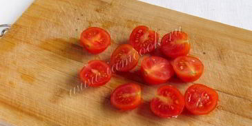 салат из рукколы и бекона