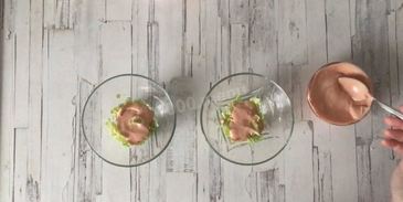 салат коктейль с сыром